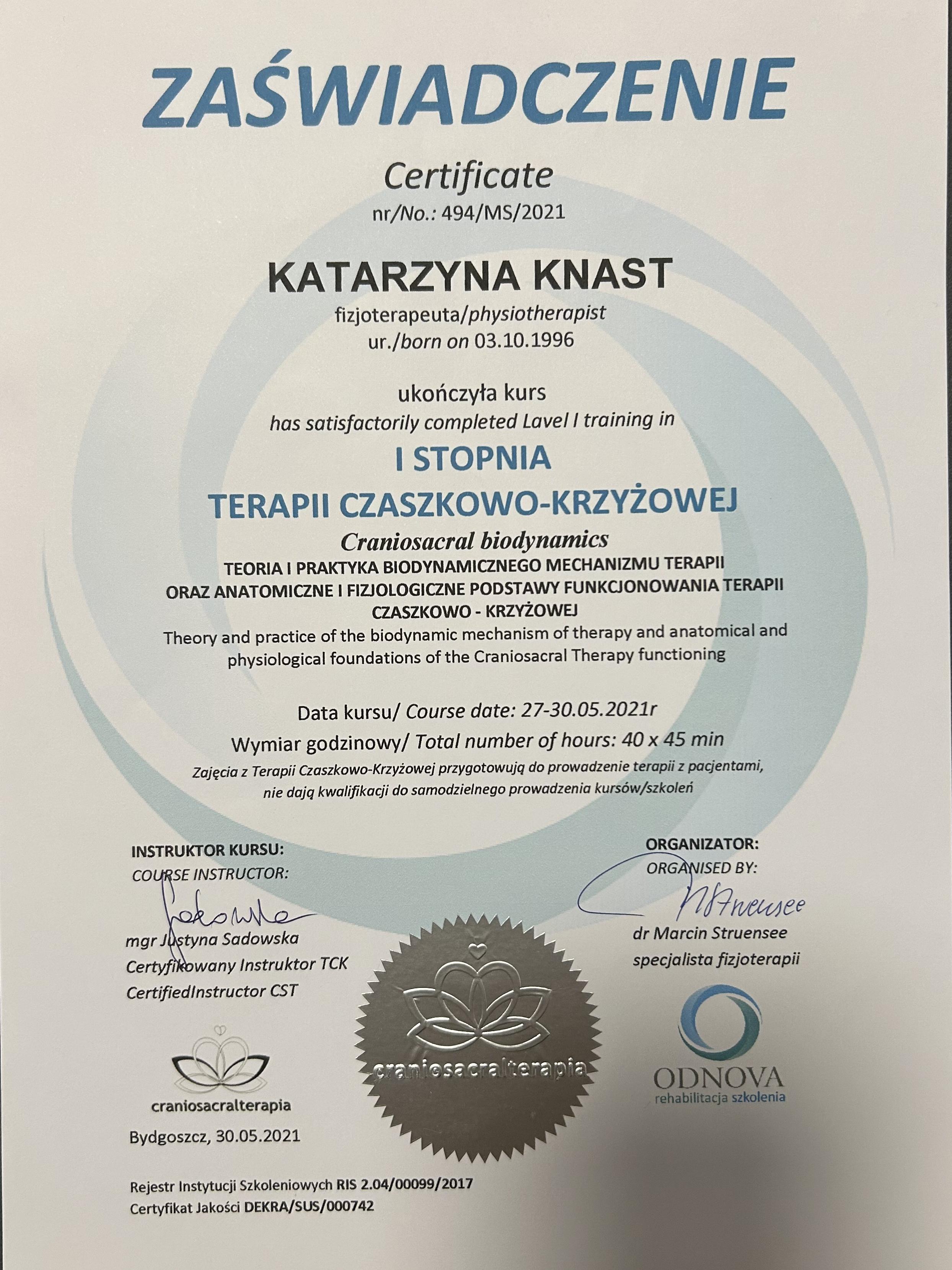 Certyfikat 5